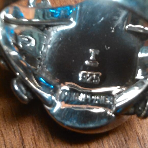 Santa Fe Style Enhanced Red Coral Sterling Silver Ring (Size 6) - Picture 5 of 15